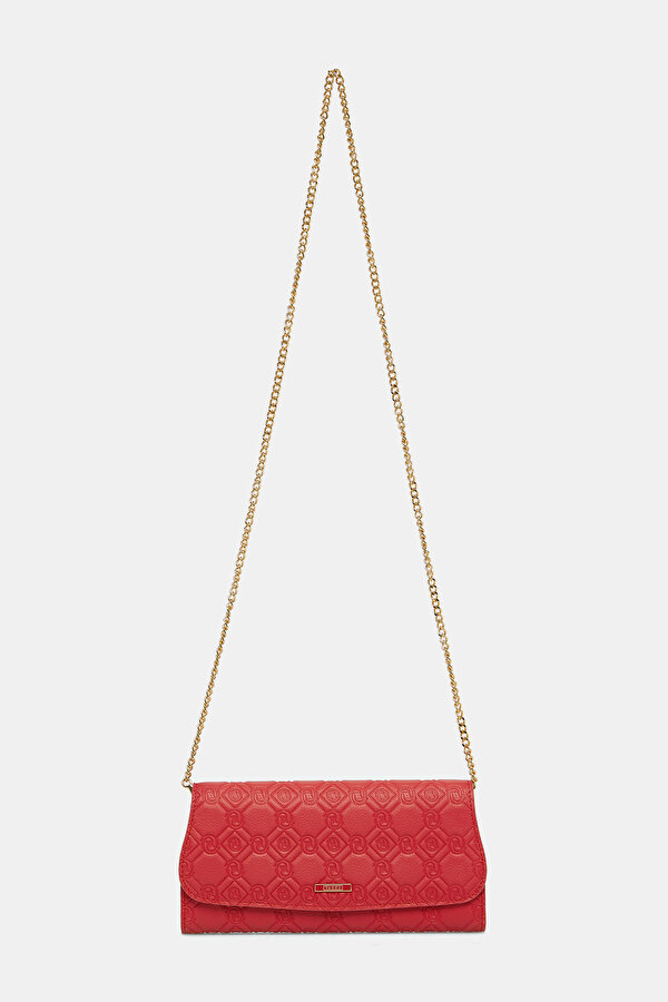RED MONOGRAM LEATHER WALLET 2