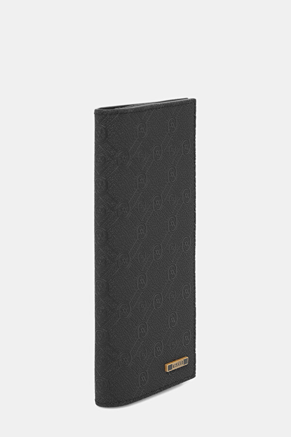 BLACK MONOGRAM WALLET 2