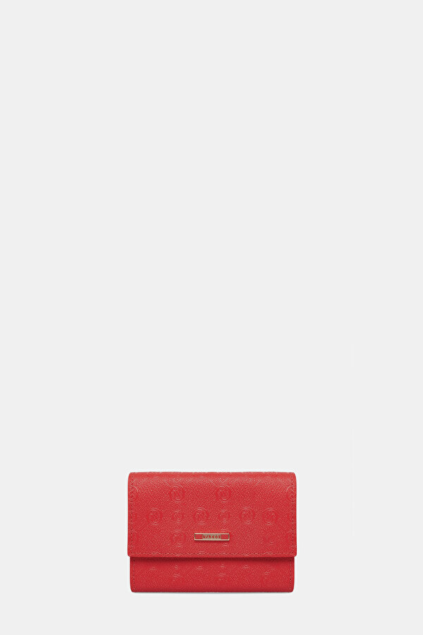 RED MONOGRAM WALLET