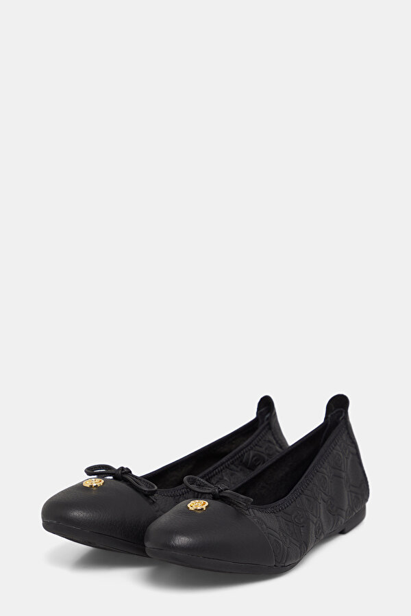 BLACK FLAT SHOES 2