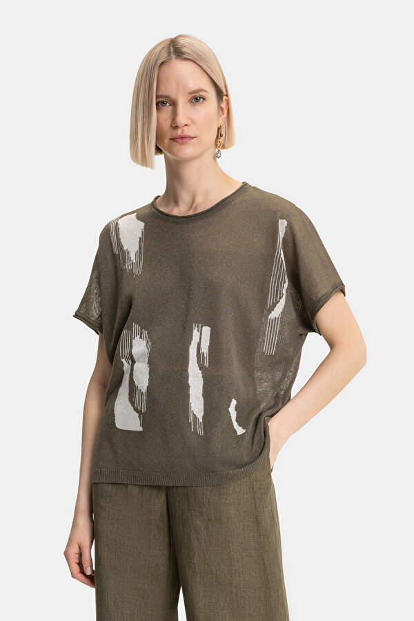 ECRU BASIC / ROUND NECKLINE TRICOT