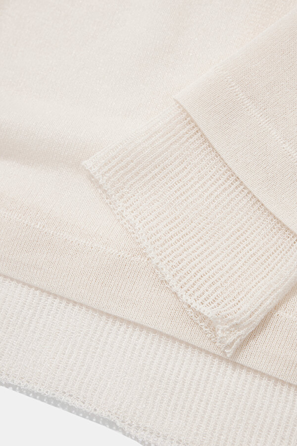 ECRU BASIC / ROUND NECKLINE TRICOT 7