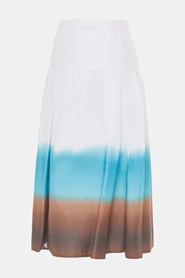 BROWN DEGRADE DESIGN SKIRT 6