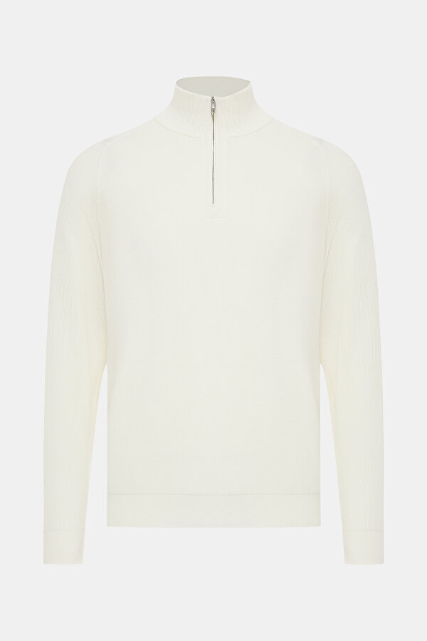 ECRU 1/2 TURTLENECK TRICOT
