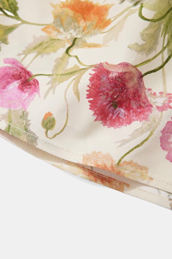 MULTICOLOR FLORAL PATTERN OFF THE SHOULDER BLOUSE 6