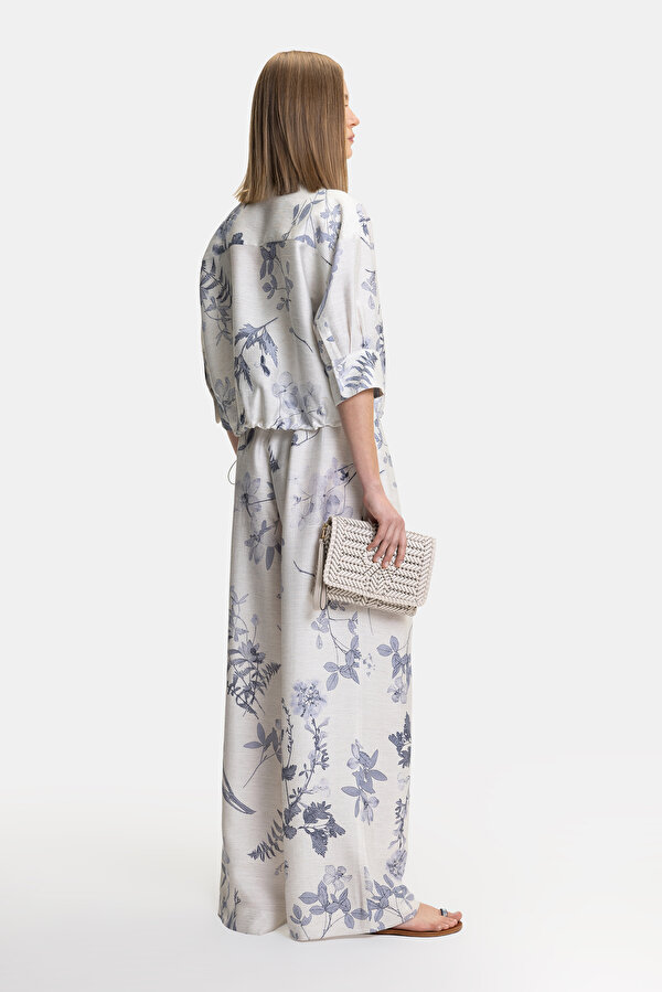BLUE 3/4 SLEEVES SHIRT 6
