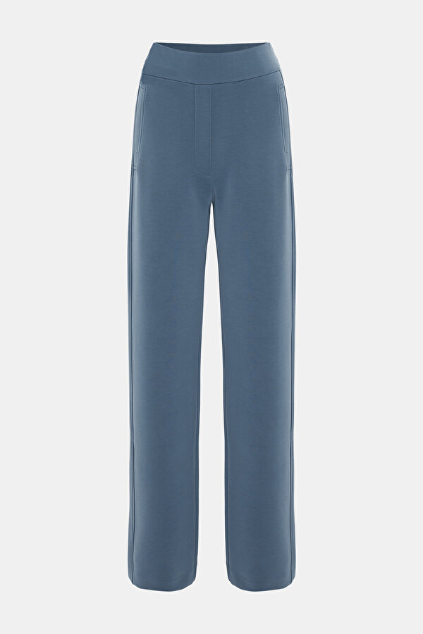 INDIGO STRAIGHT CUT SPORTS TROUSERS