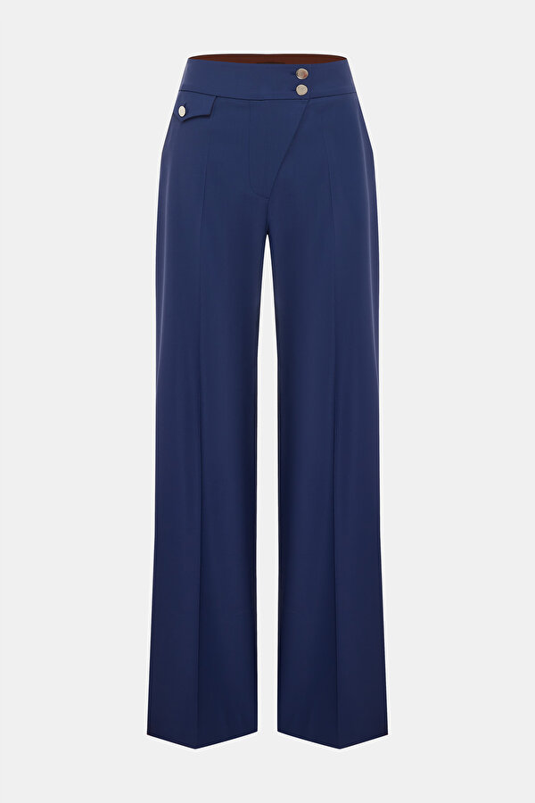 TAN STRAIGHT CUT TROUSERS