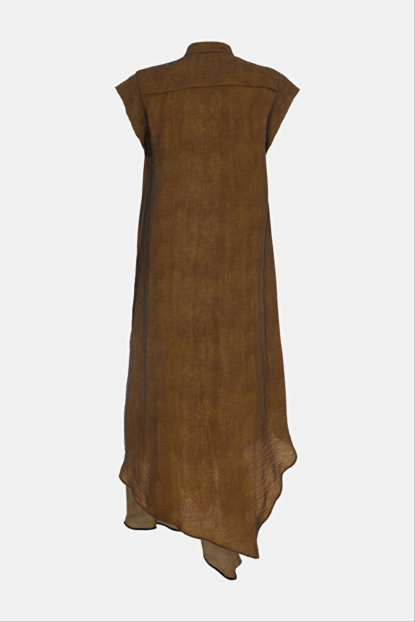 ORANGE SHORT SLEEVE DRESS 2