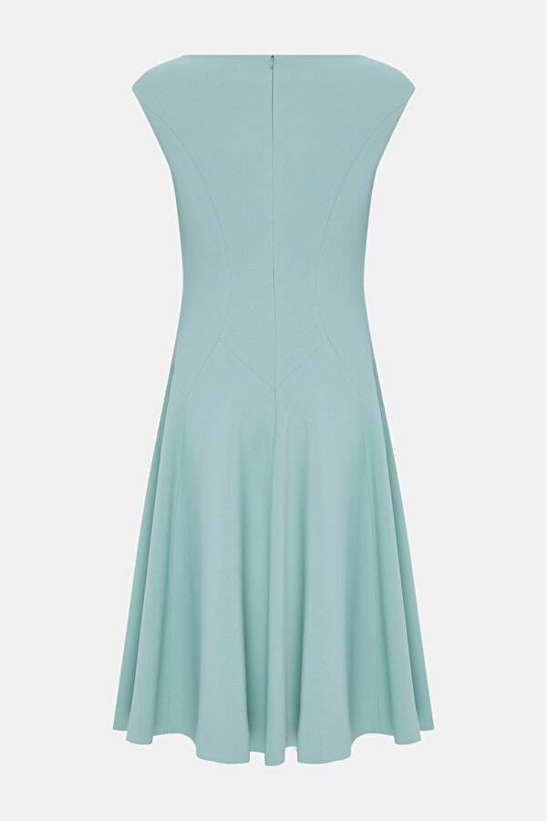 MINT SLEEVELESS BELOW THE KNEE DRESS 7
