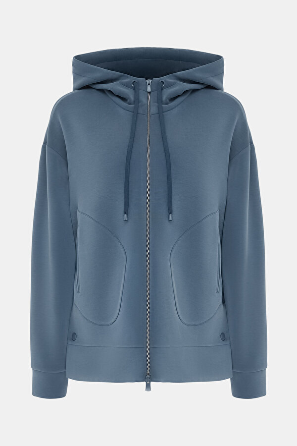 INDIGO HOODIE SWEATSHIRT