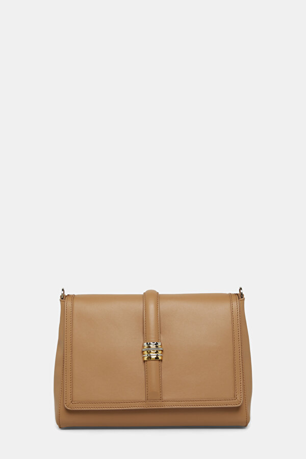 SILVER LEATHER BAG