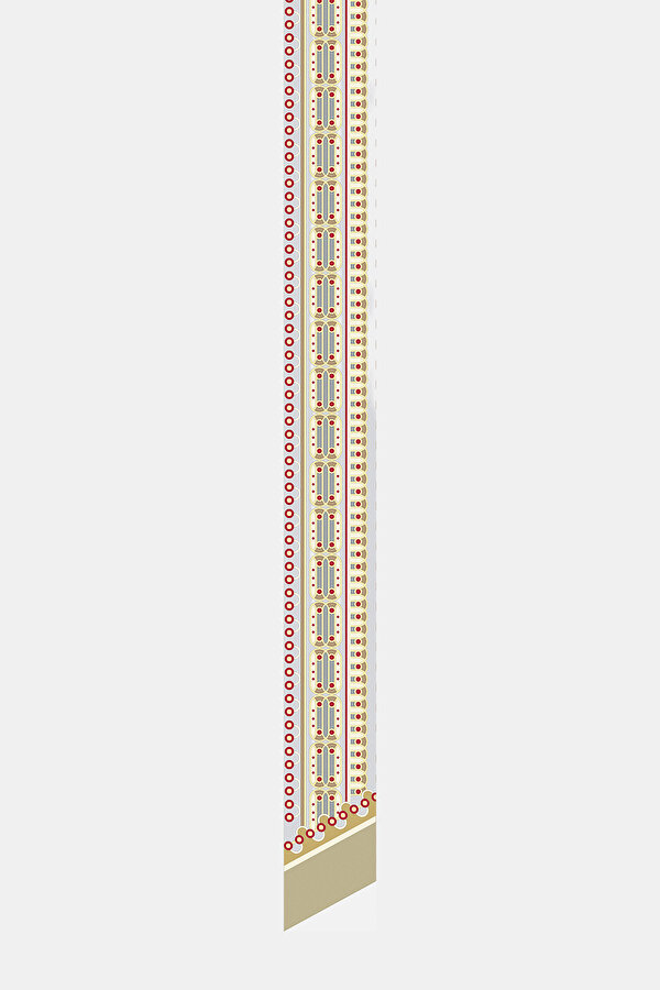 SILVER OBJECT DESIGN TWILL FOULARD 2