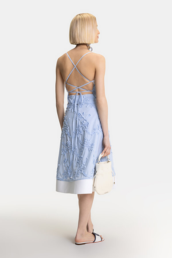 MULTICOLOR SLEEVELESS MIDI DRESS 2