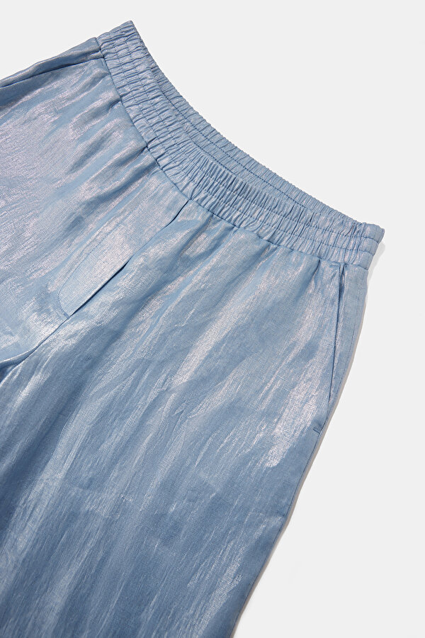 BLUE STRAIGHT CUT TROUSERS 6