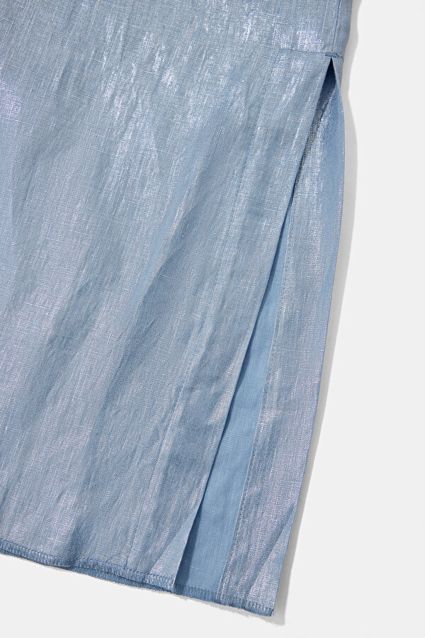 BLUE STRAIGHT CUT TROUSERS 7