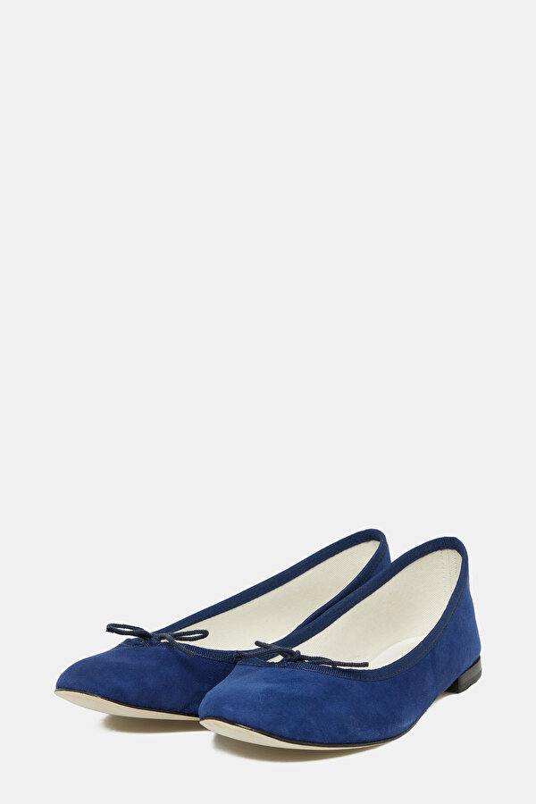 NAVY BLUE FLAT SHOES 2