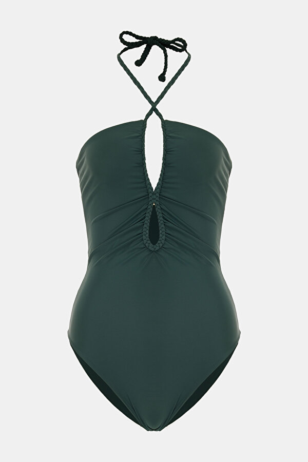 DARK GREEN SWIMSUIT