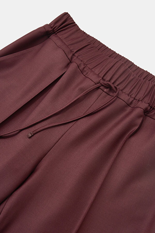 MAROON SKINNY LEG TROUSERS 6