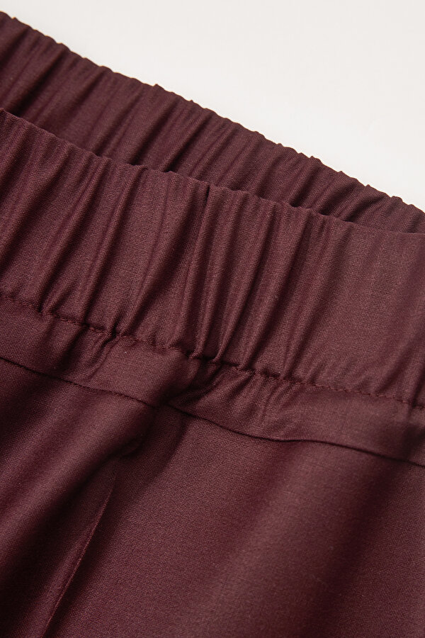 MAROON SKINNY LEG TROUSERS 7