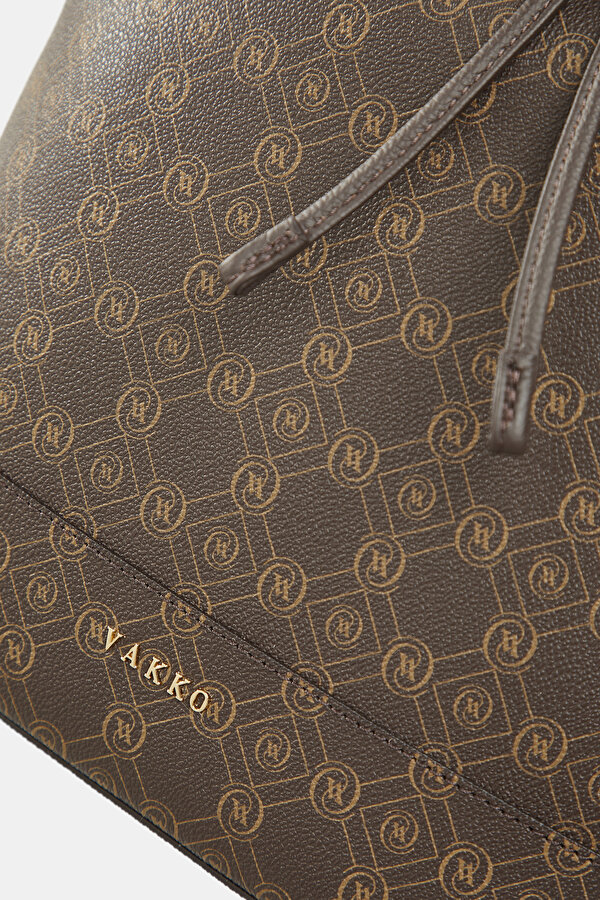 BEIGE MONOGRAM BAG 6