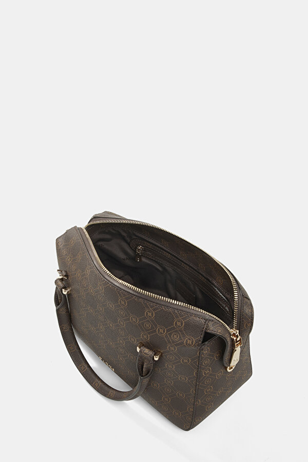 BEIGE MONOGRAM BAG 6