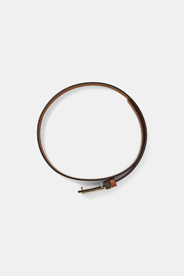 TAN MONOGRAM BELT 2