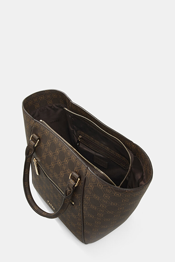 BEIGE MONOGRAM BAG 6