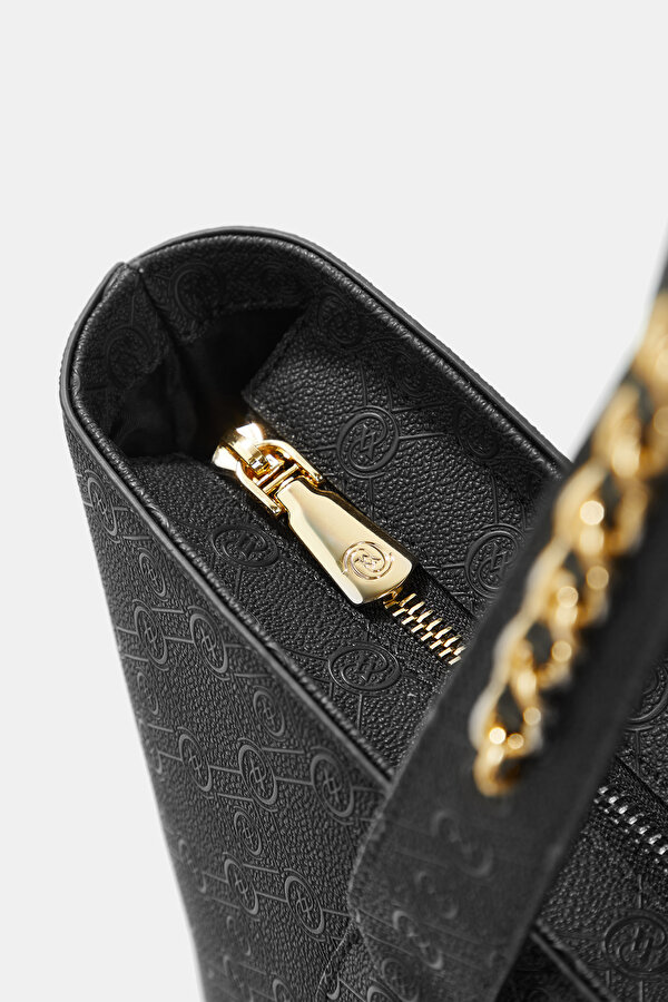 BLACK MONOGRAM BAG 6