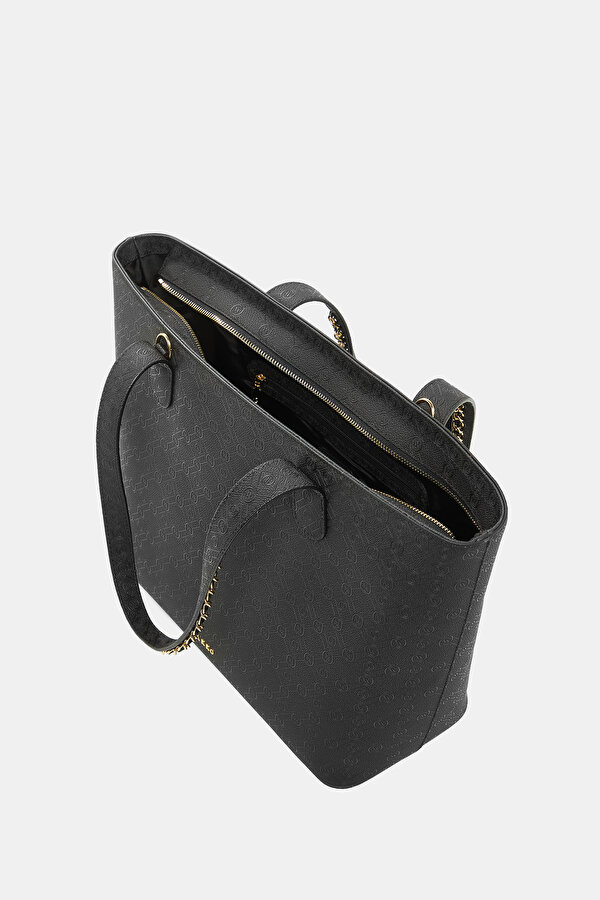 BLACK MONOGRAM BAG 7