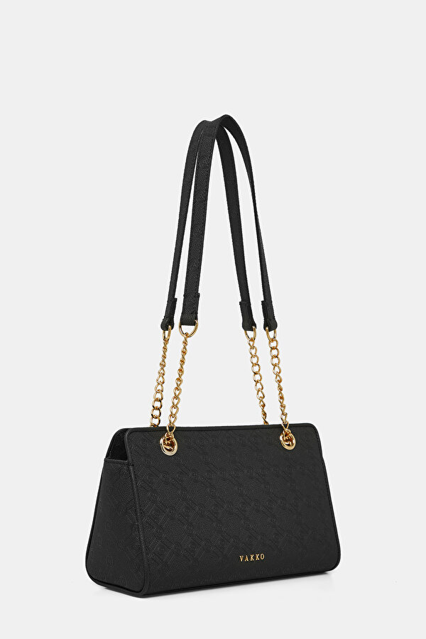 BLACK MONOGRAM BAG 2