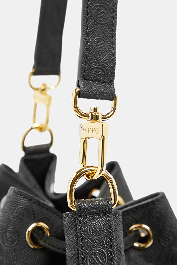 BLACK MONOGRAM BAG 6