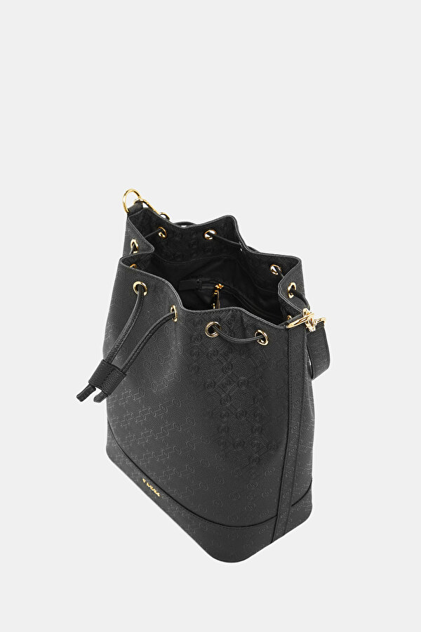 BLACK MONOGRAM BAG 7