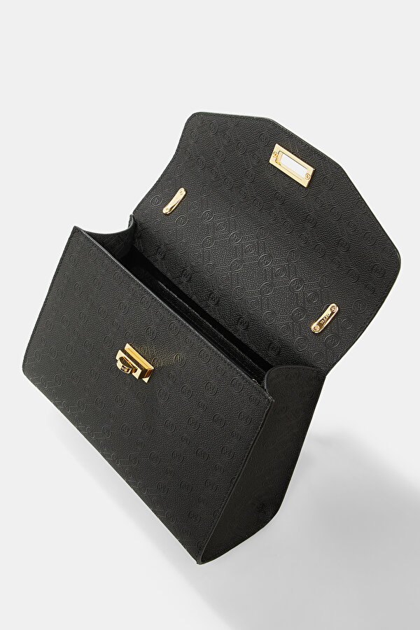 BLACK MONOGRAM BAG 6