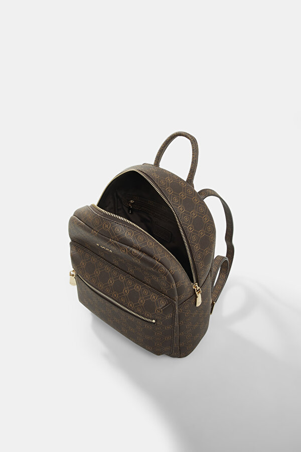 BEIGE MONOGRAM BAG 6