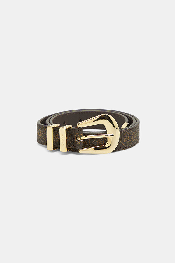 BEIGE MONOGRAM BELT