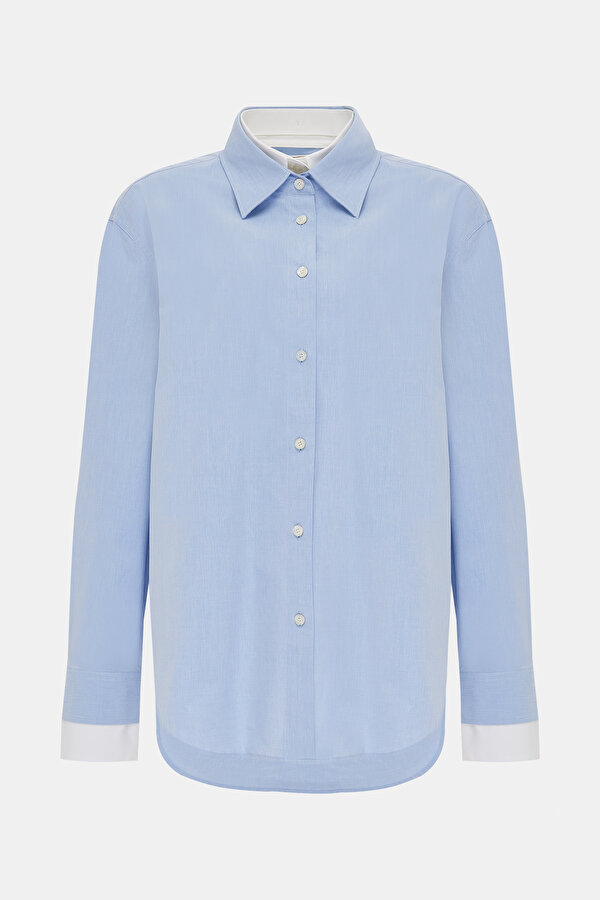 WHITE STRIPED SHIRT