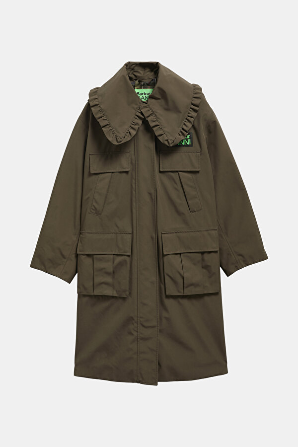 BARBOUR X GANNI WATERPROOF PARDÖSÜ