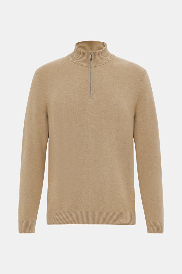 CAMEL 1/2 TURTLENECK TRICOT