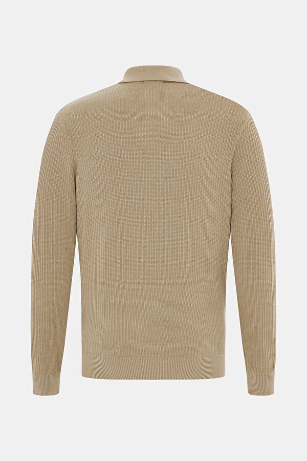 CAMEL POLO NECK TRICOT 2
