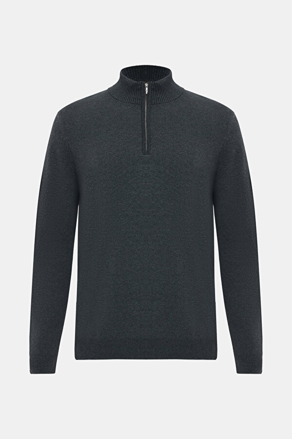SMOKED 1/2 TURTLENECK TRICOT