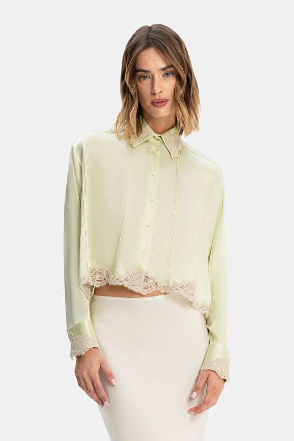 BEIGE LONG SLEEVE SHIRT