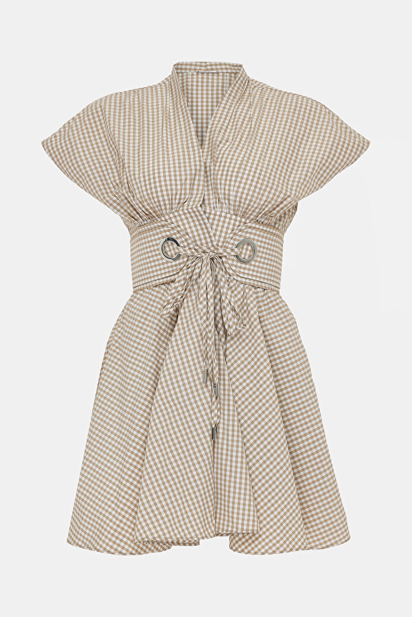 BEIGE DRESS