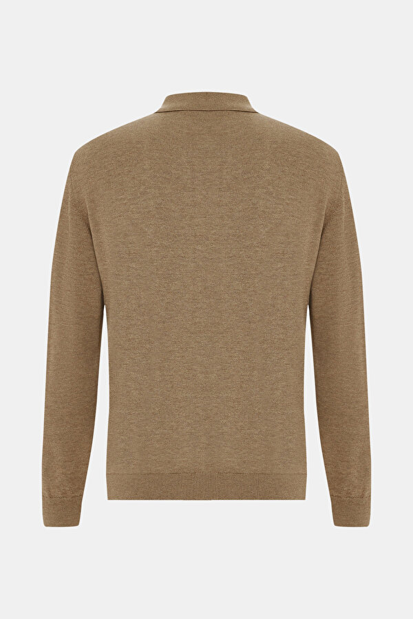 CAMEL POLO NECK TRICOT 2