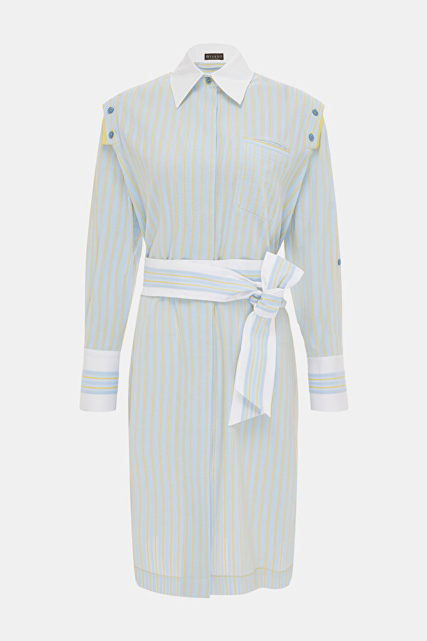 YELLOW LONG SLEEVE DRESS