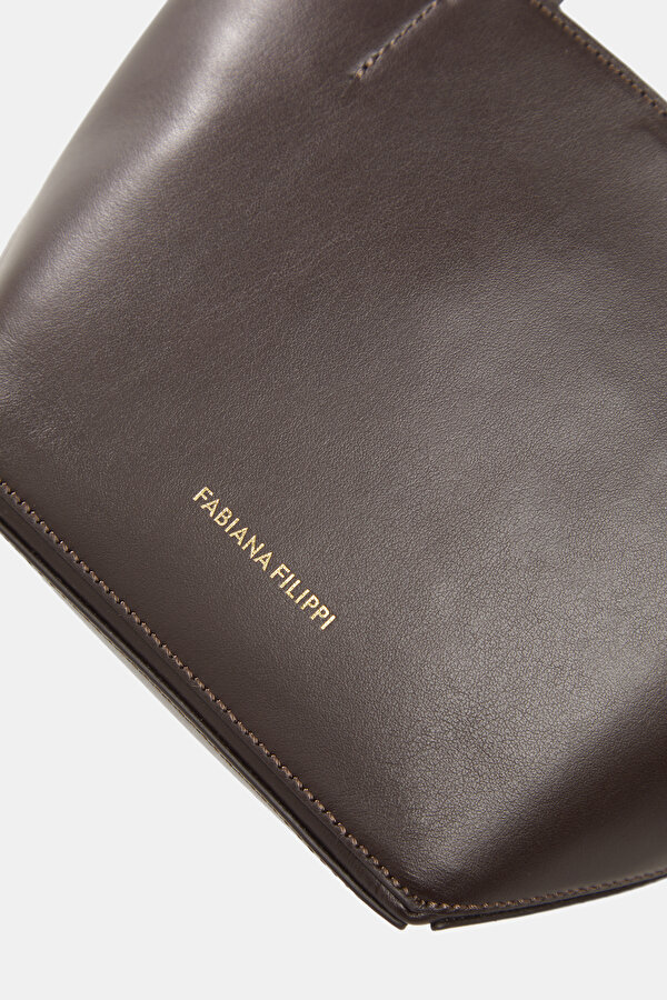 BROWN LEATHER BAG 6