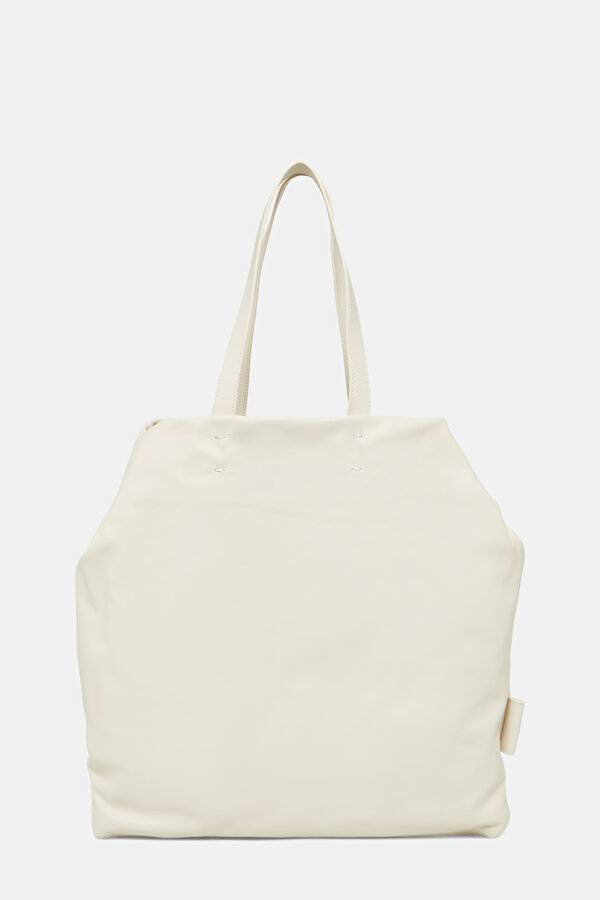 ECRU LEATHER BAG