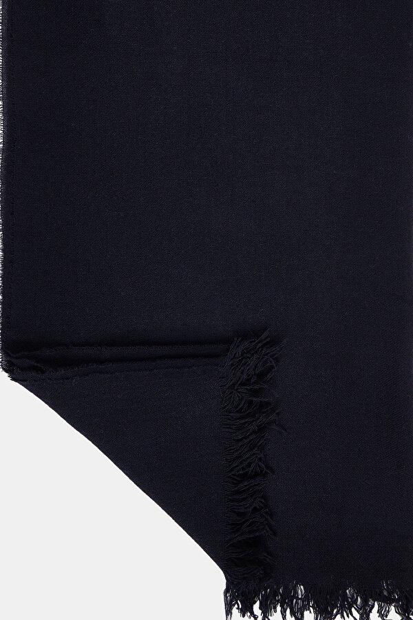 NAVY BLUE SHAWL 2