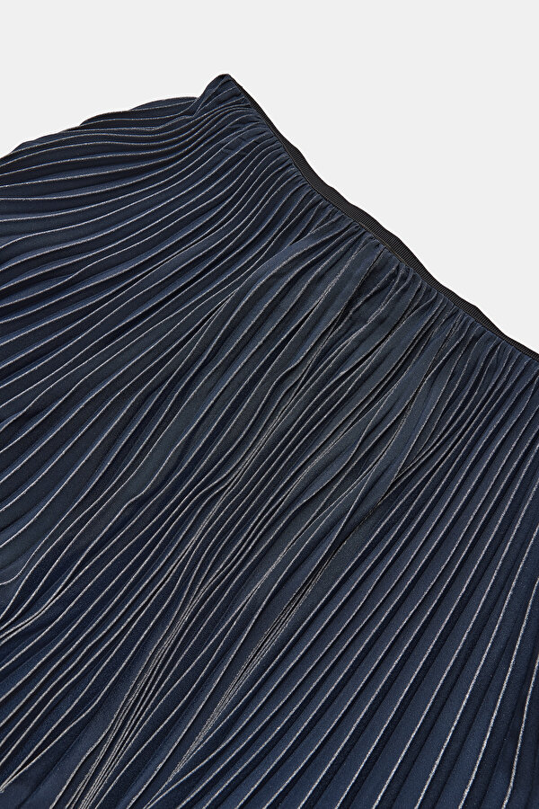 NAVY BLUE PLISSE SKIRT 6