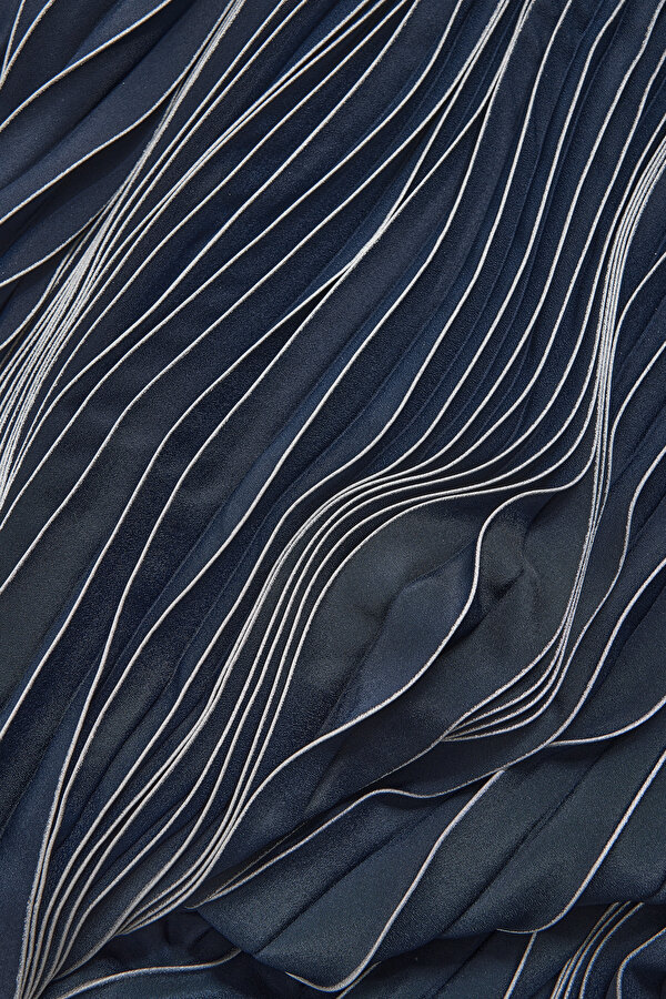 NAVY BLUE PLISSE SKIRT 7